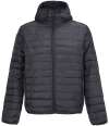 04444 Stream Jacket SOL'S Stream Hooded Jacket Black colour image
